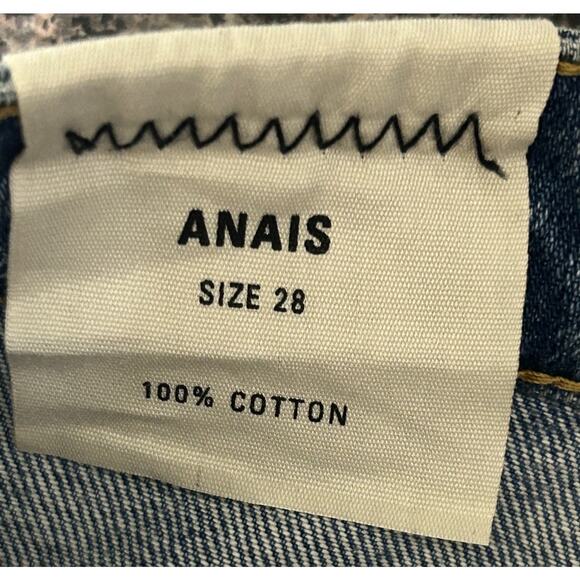 NWT $235 La Vie Rebecca Taylor Anais Straight Leg Patchwork Jeans - Size 28 - Picture 8 of 10